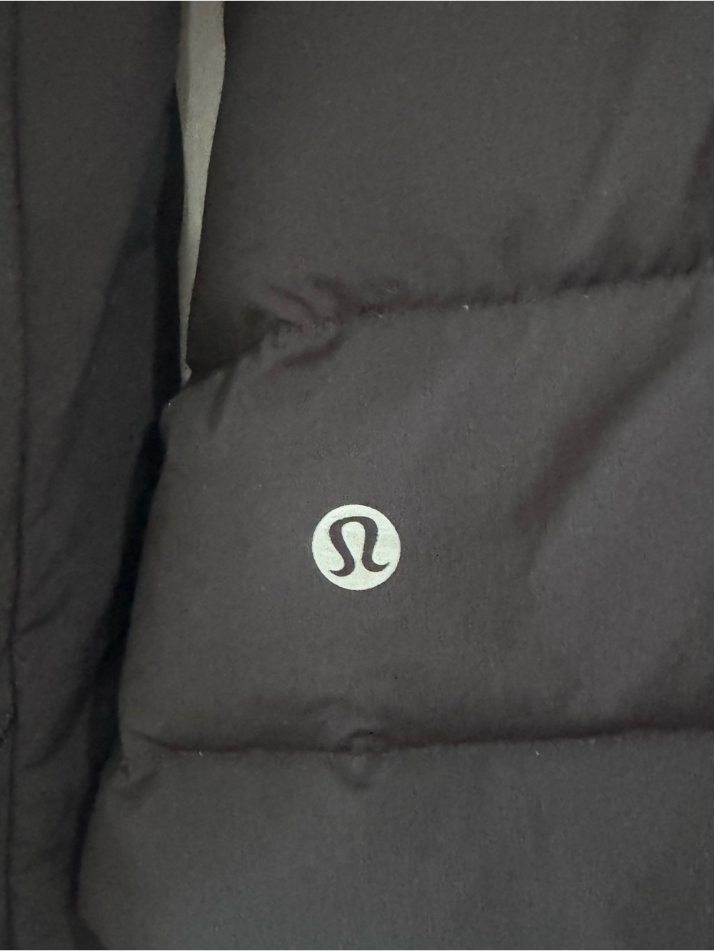 lululemon athletica Black Hooded Quilted Puffer Jacket - Picture 5 of 6